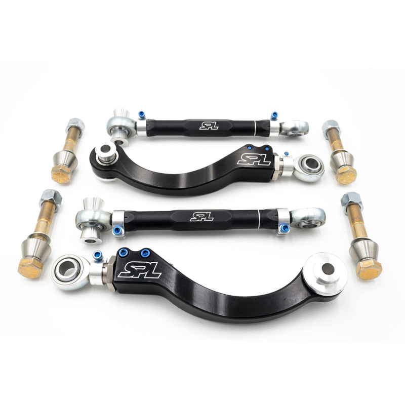 BMW M3 Rear Adjustable Suspension Links - SPL Parts - Upper Camber/Lateral and Upper Traction Links with FK PTFE-Lined Spherical Bearings - `21-`27